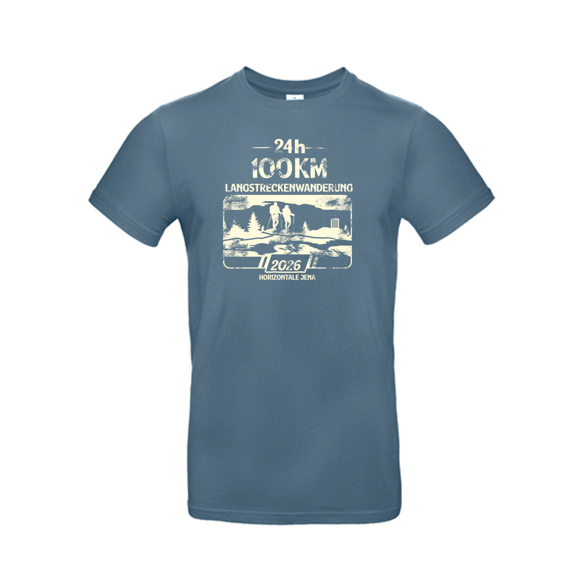 Herren|100KM T-Shirt, Horizontale Jena 2026