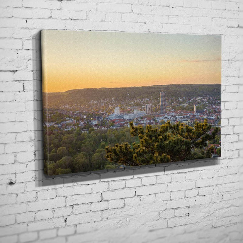 Sonnenuntergang von der Horizontale (BNR 217)-Jena