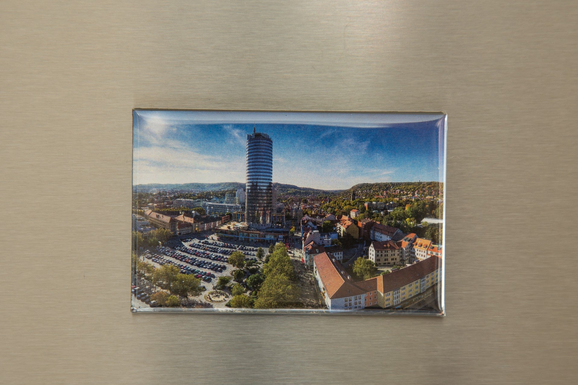 Kühlschrankmagnet Eichplatz mit Jentower und Johannisstraße (096)