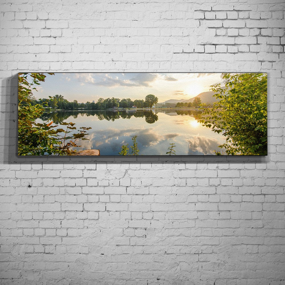Der Schleichersee zum Sonnenaufgang
