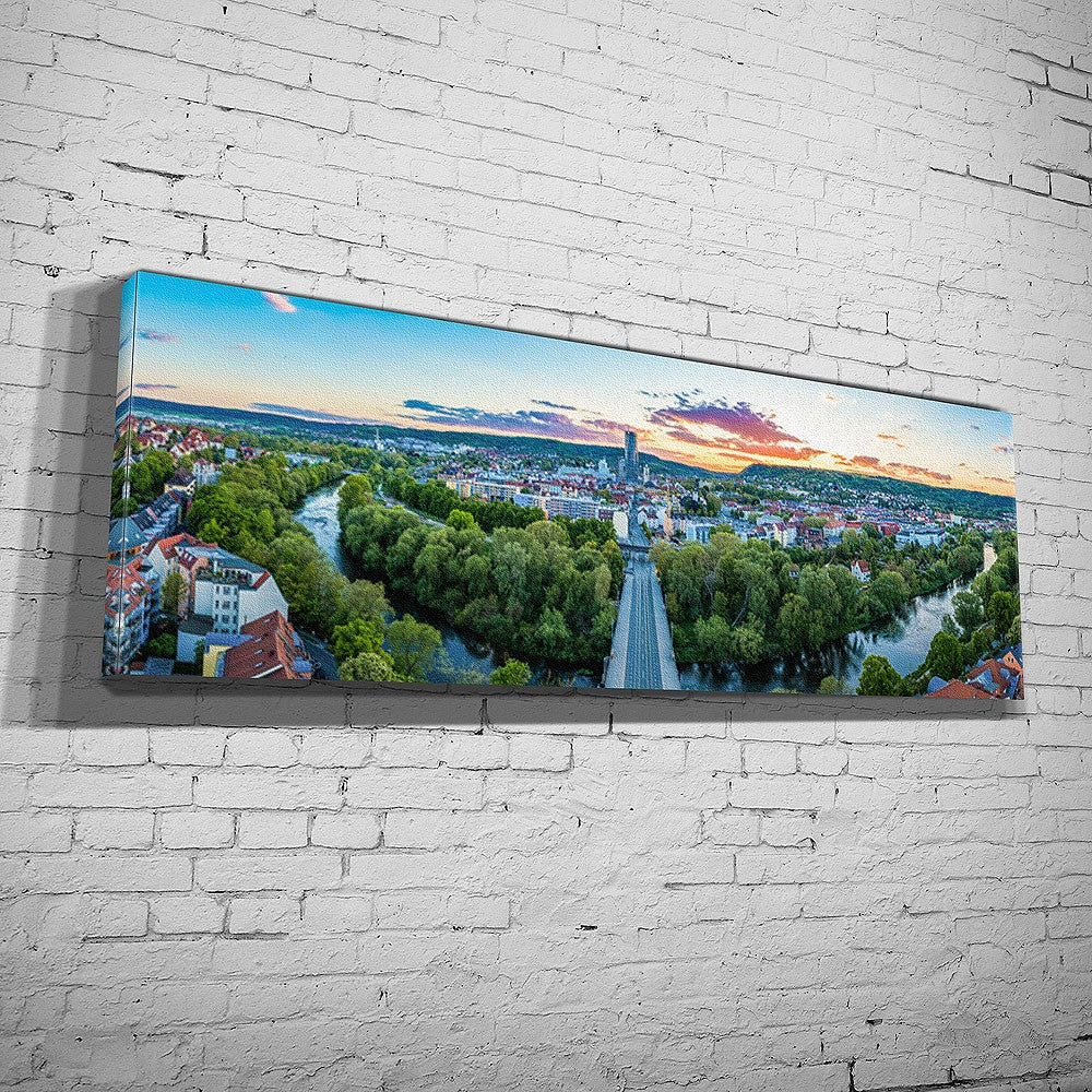 Panorama an der Camsdorfer Brücke Kalendermotiv 2020 (BNR 606)