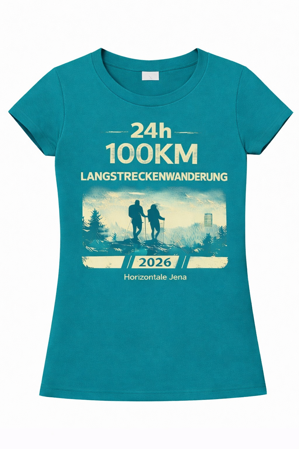 Damen|100KM T-Shirt, Horizontale Jena