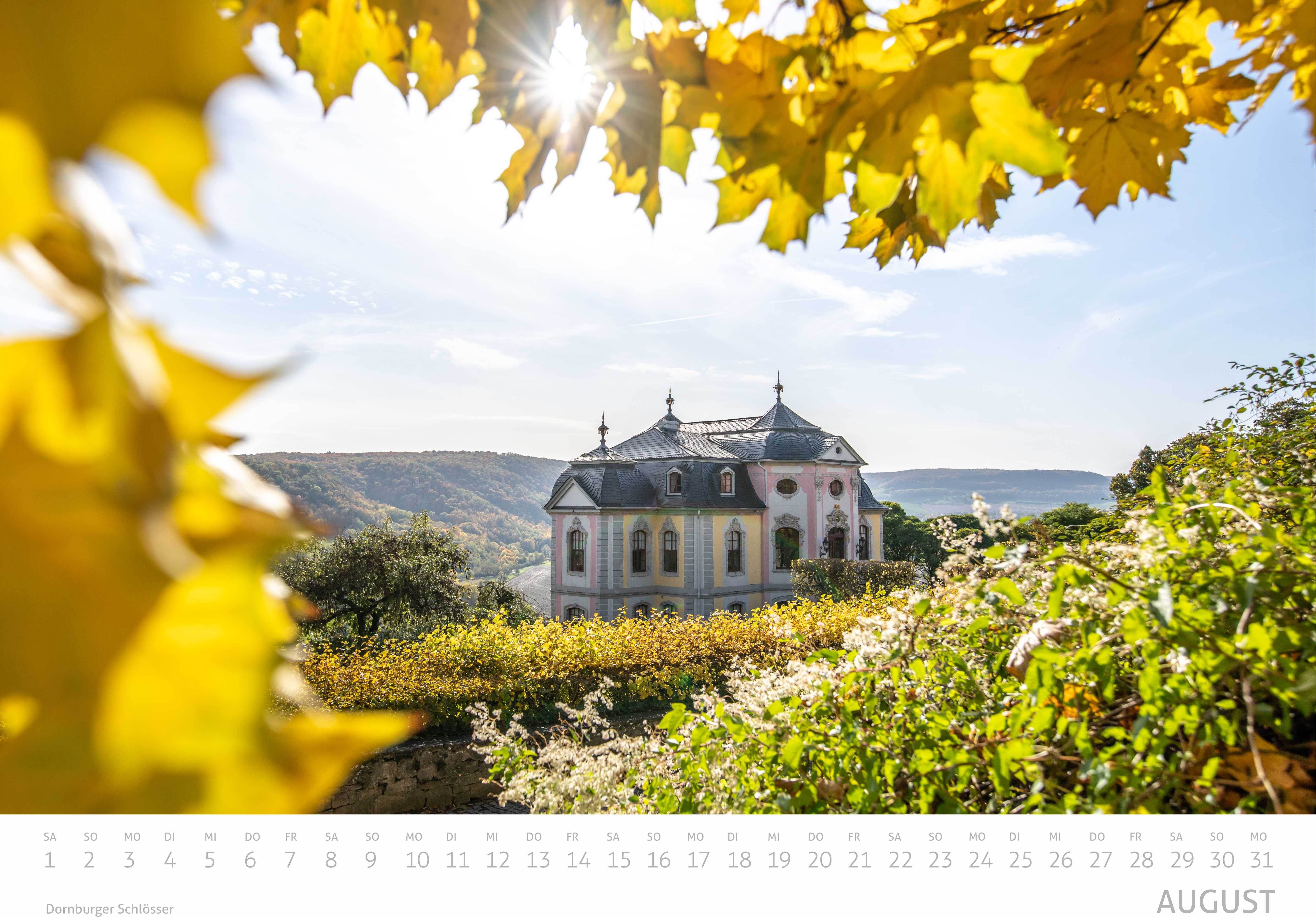 Saaleland Jena Wand-Kalender 2026 | A3