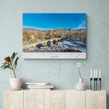 Jena Kalender 2024 A2 Burgauer Brücke im Winter