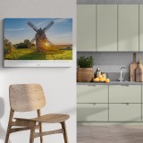 Saaleland Kalender 2024 mit der Bockwindmühle bei Krippendorf