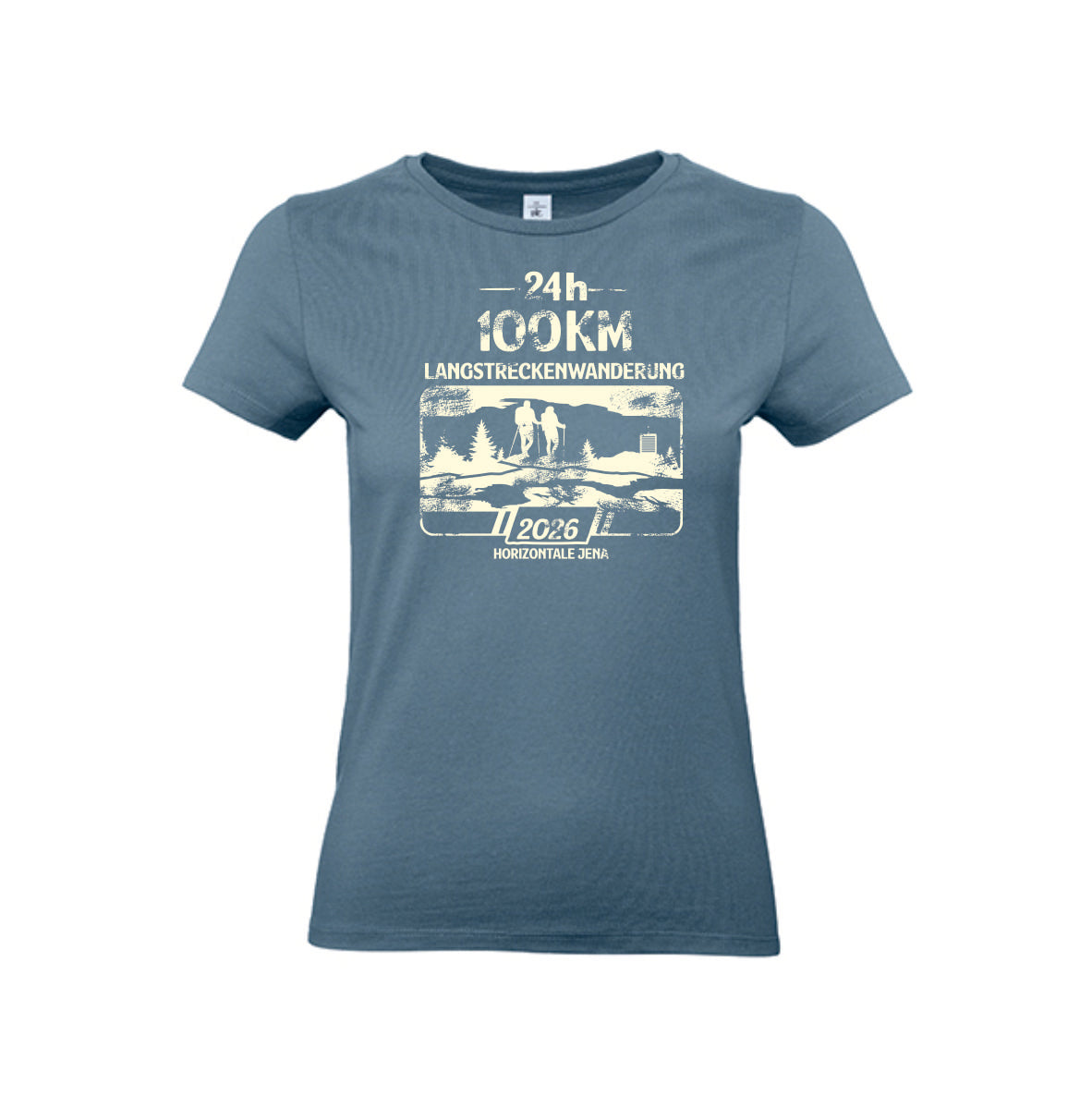 Damen|100KM T-Shirt, Horizontale Jena 2026