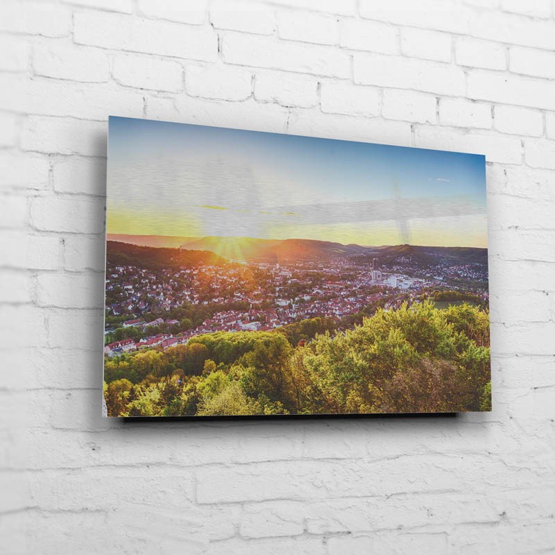 Sonnenaufgang vom Bismarckturm Jena (BNR 169)-Jena