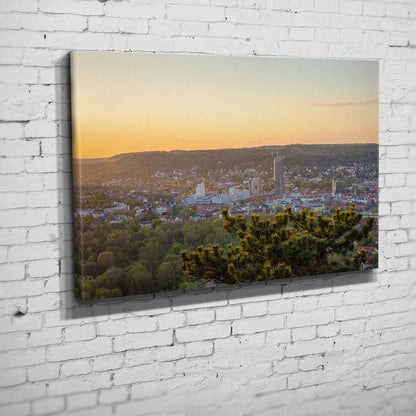 Sonnenuntergang von der Horizontale (BNR 217)-Jena