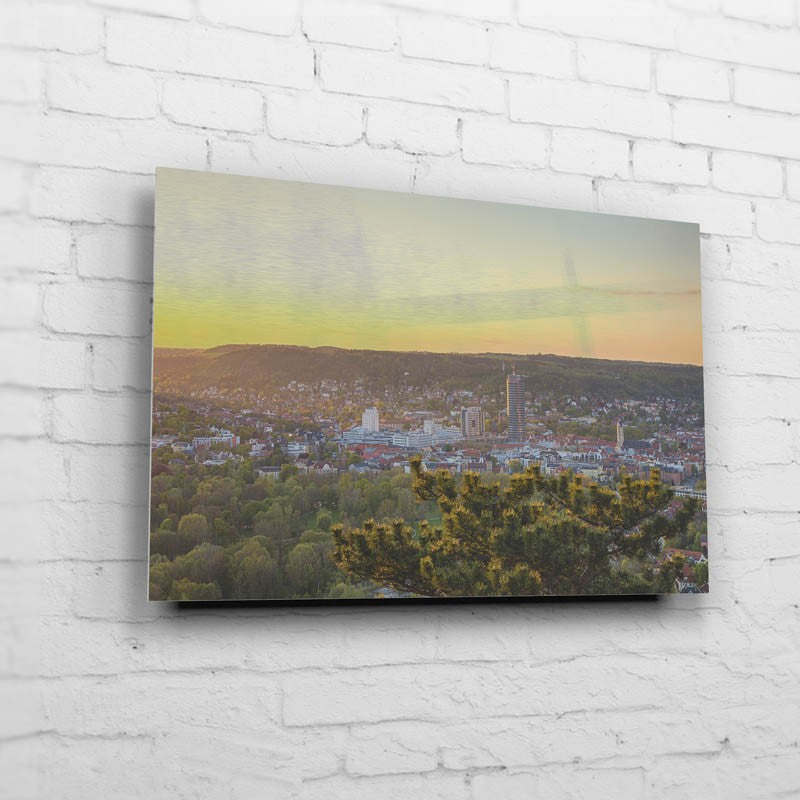 Sonnenuntergang von der Horizontale (BNR 217)-Jena