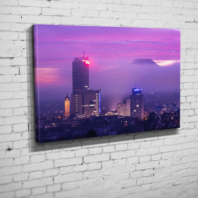 Skyline im Morgenrot (BNR 247)-Jena