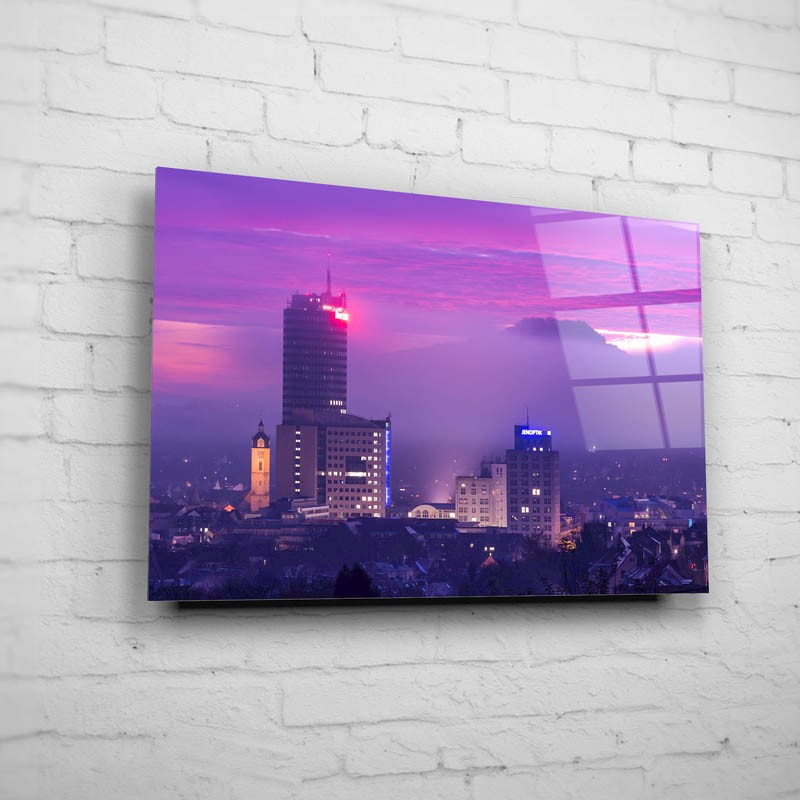 Skyline im Morgenrot (BNR 247)-Jena