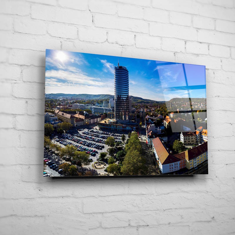 Der Eichplatz mit Jentower (BNR 96)-Jena