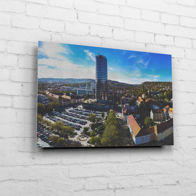 Der Eichplatz mit Jentower (BNR 96)-Jena