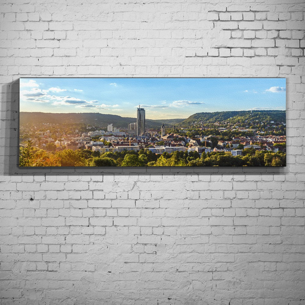 Panorama auf Jena vom Hausberg