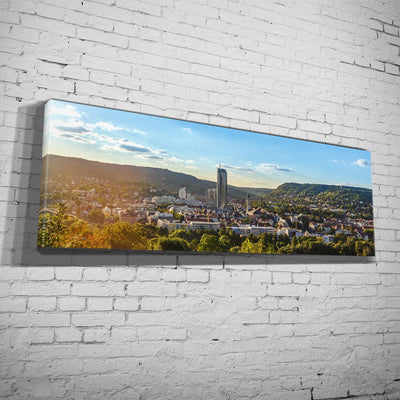 Panorama auf Jena vom Hausberg