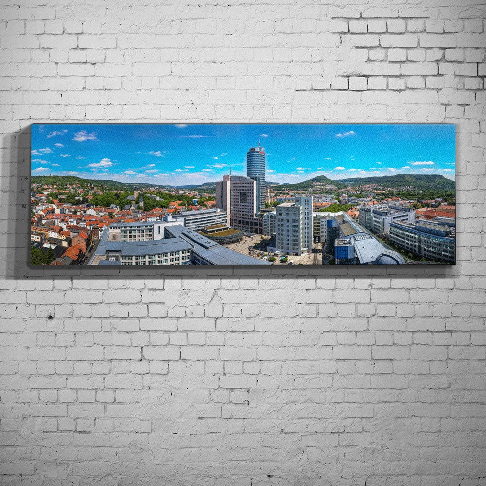 Blick vom Jenoptikhochhaus