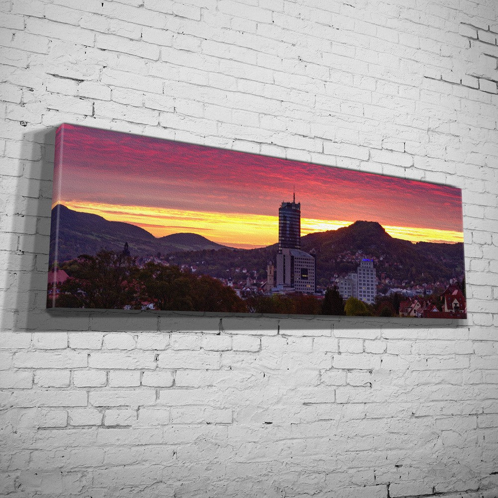 Panorama Schweizer Höhe Sonnenaufgang
