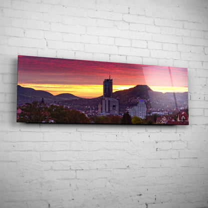 Panorama Schweizer Höhe Sonnenaufgang