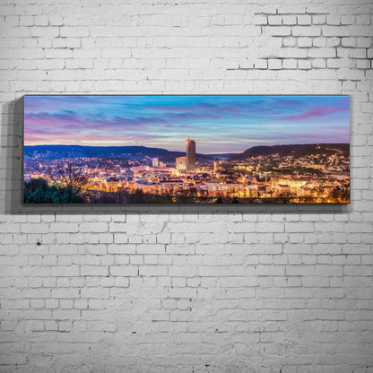 Der Ausblick vom Hausberg auf Jena