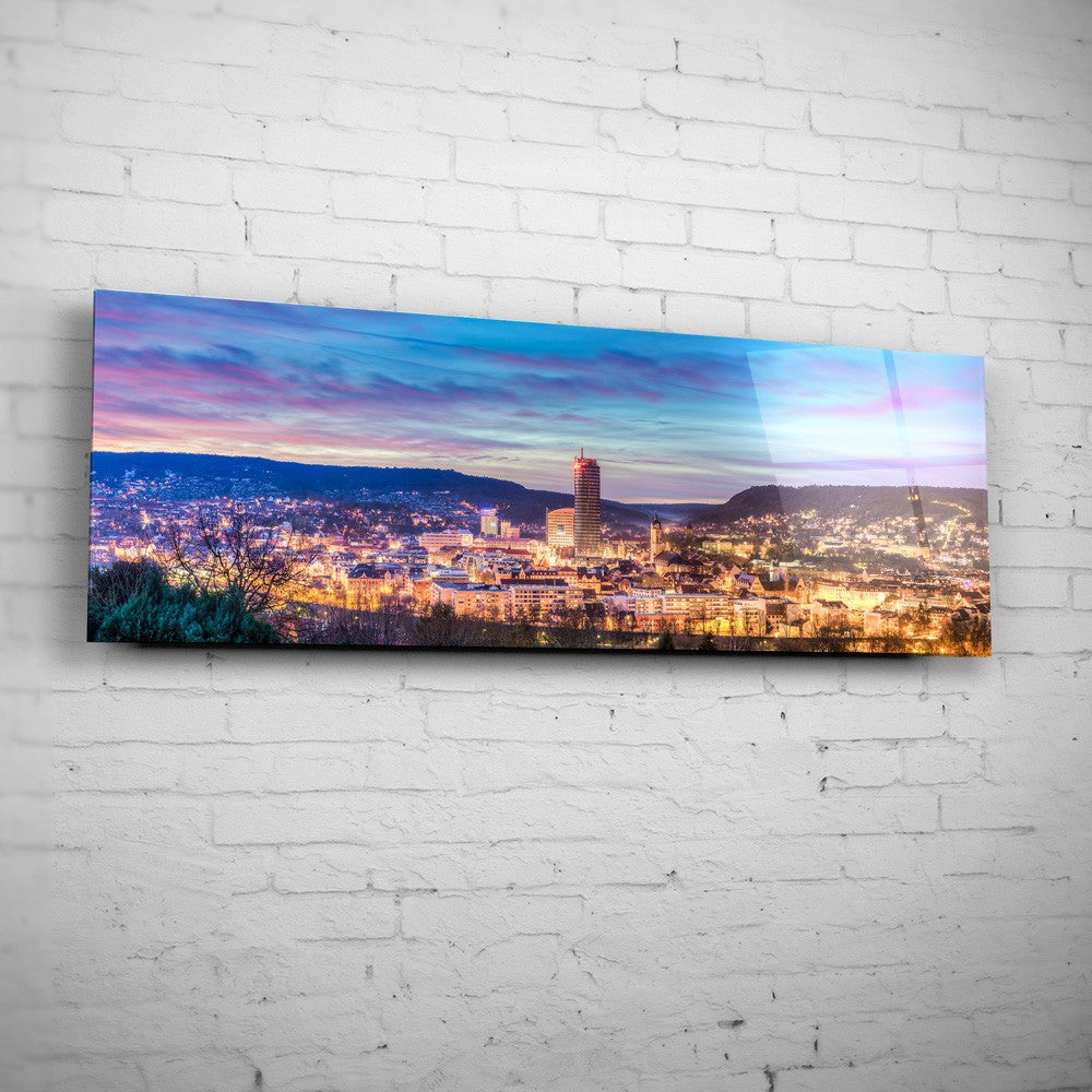 Der Ausblick vom Hausberg auf Jena