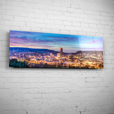 Der Ausblick vom Hausberg auf Jena