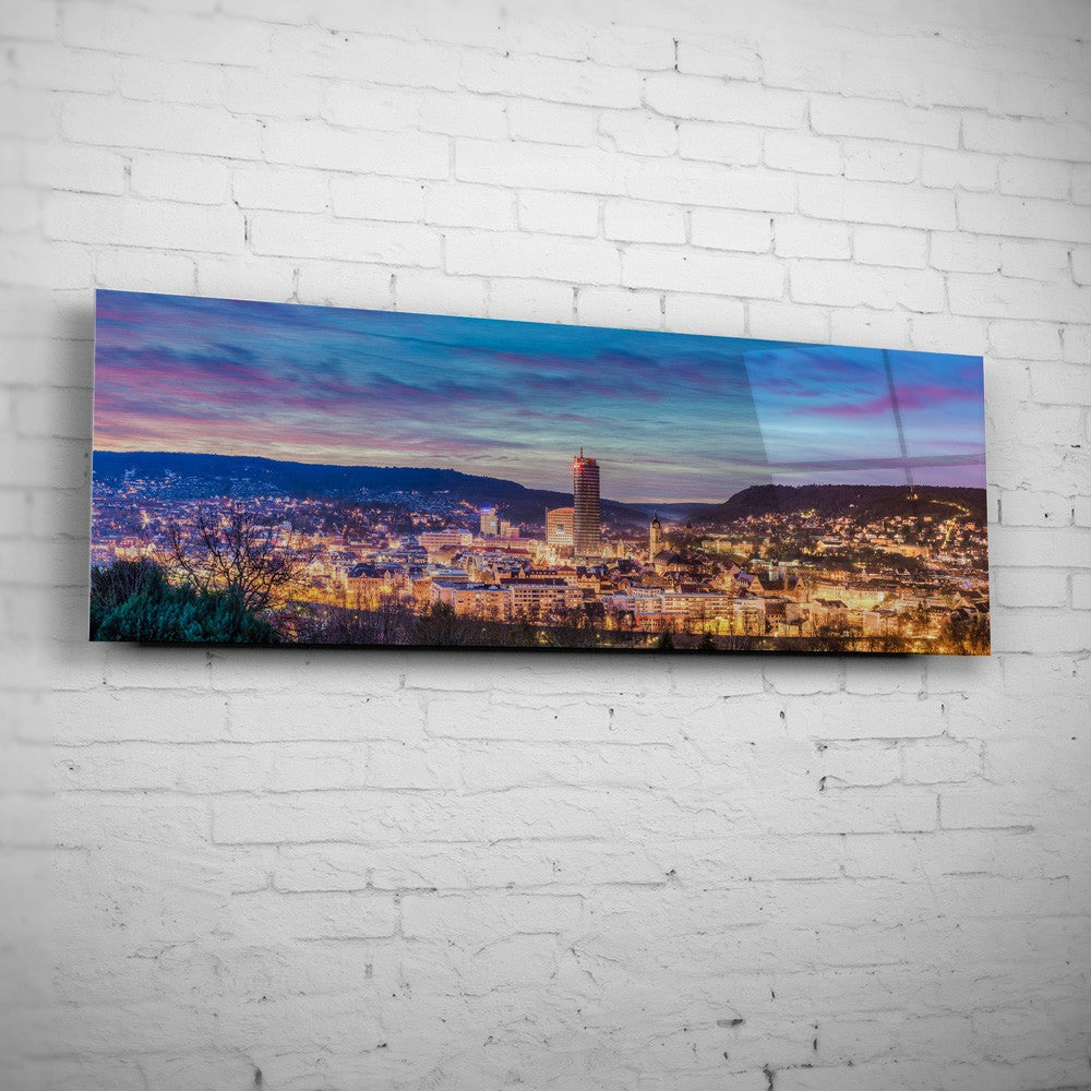 Der Ausblick vom Hausberg auf Jena