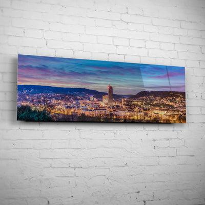 Der Ausblick vom Hausberg auf Jena