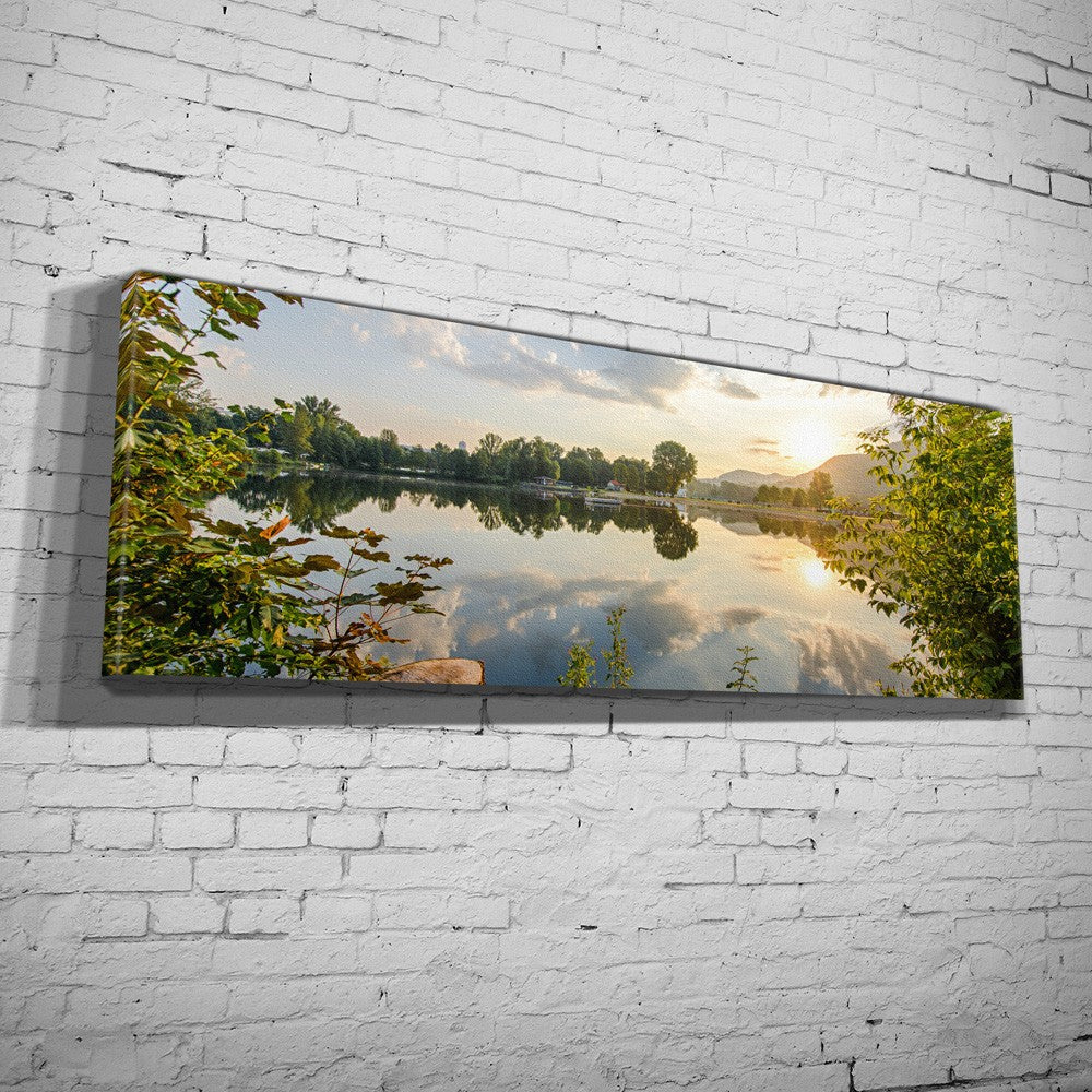 Der Schleichersee zum Sonnenaufgang