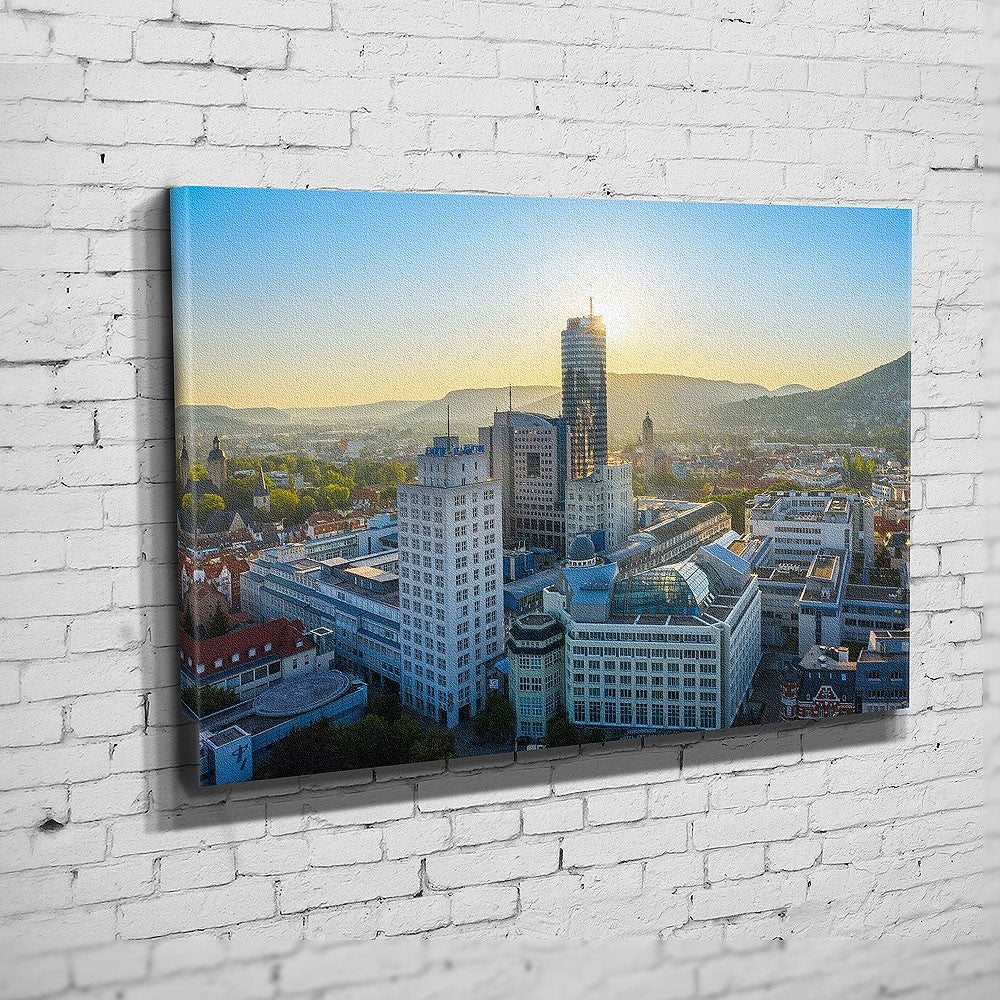 Die Jenaer Skyline aus Richtung Friedensberg (BNR 314)