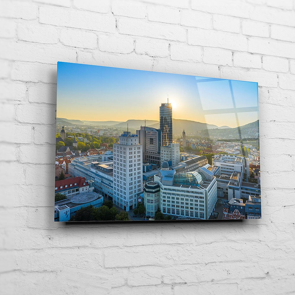 Die Jenaer Skyline aus Richtung Friedensberg (BNR 314)
