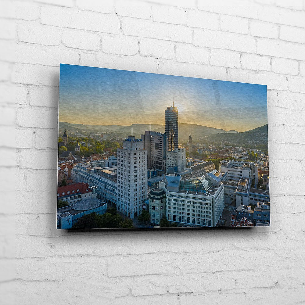 Die Jenaer Skyline aus Richtung Friedensberg (BNR 314)