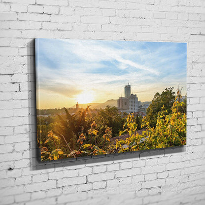 Sonnenaufgang mit der Jenaer Skyline (BNR 327)