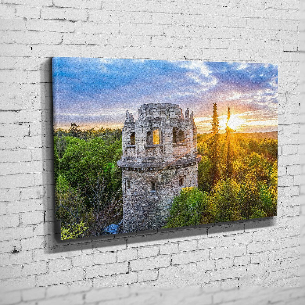 Der Bismarckturm beim Sonnenuntergang (BNR 330)