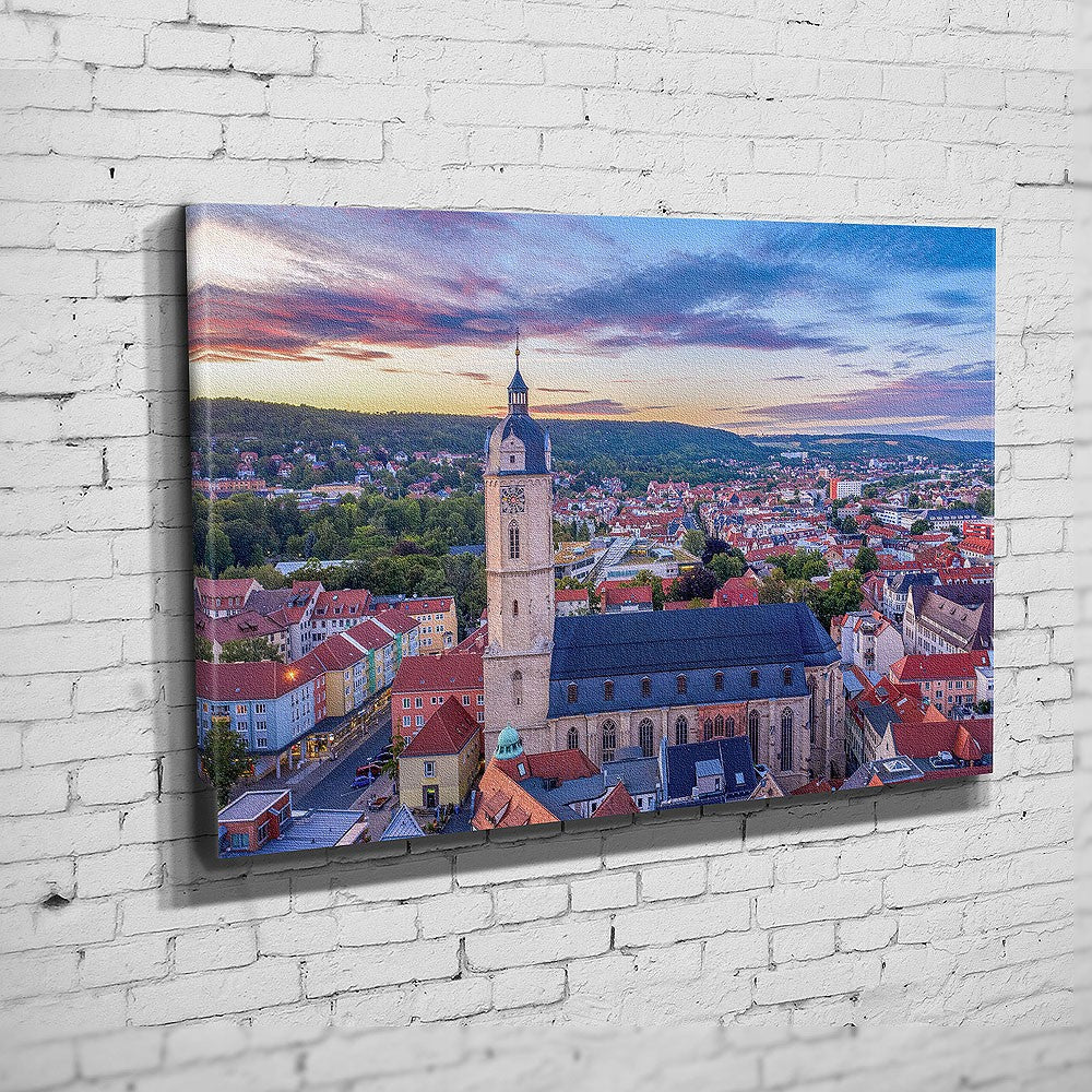 Die Stadtkirche St. Michael im Abendlicht (BNR 332)