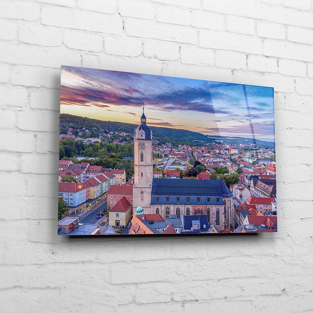 Die Stadtkirche St. Michael im Abendlicht (BNR 332)