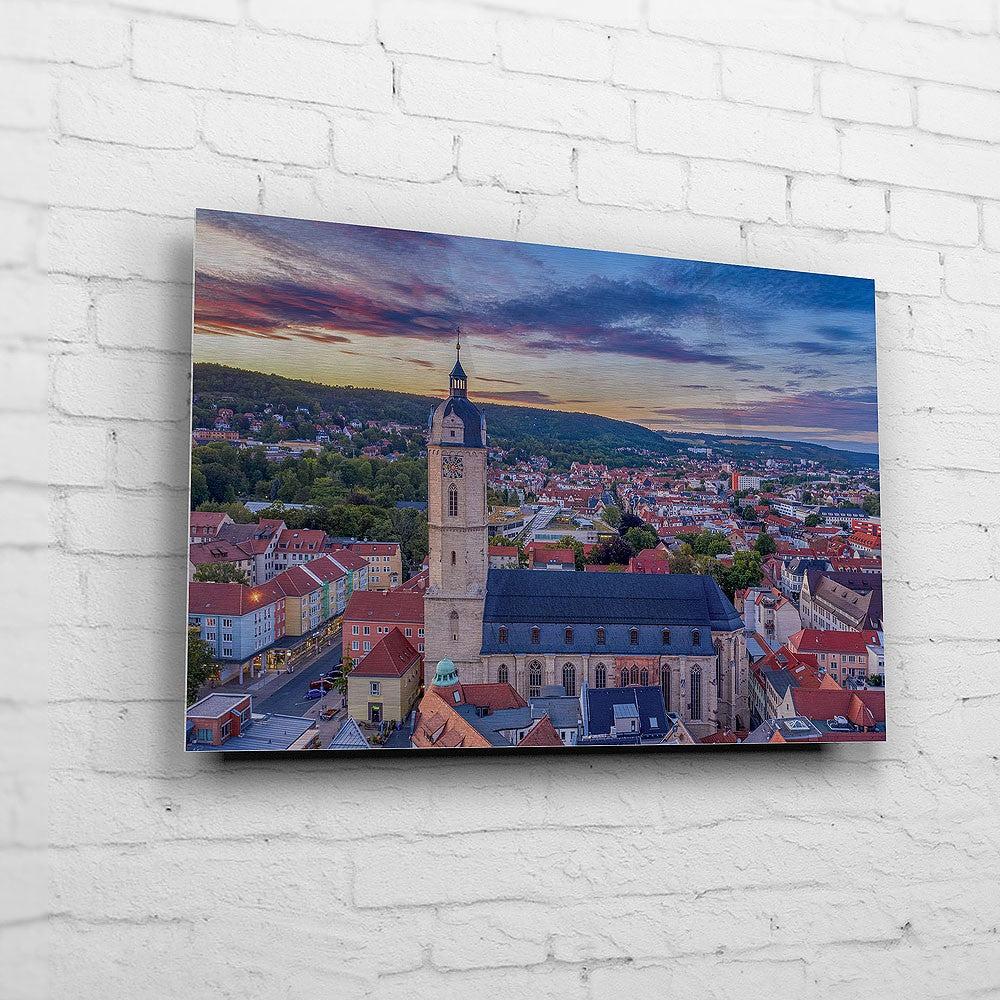 Die Stadtkirche St. Michael im Abendlicht (BNR 332)