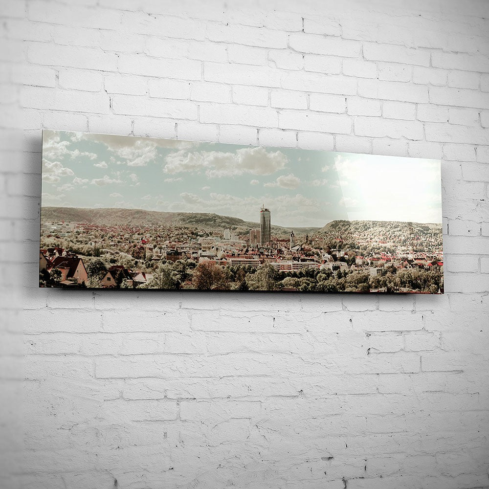 Der Blick auf Jena vom Hausberg im Retrolook (BNR 600)