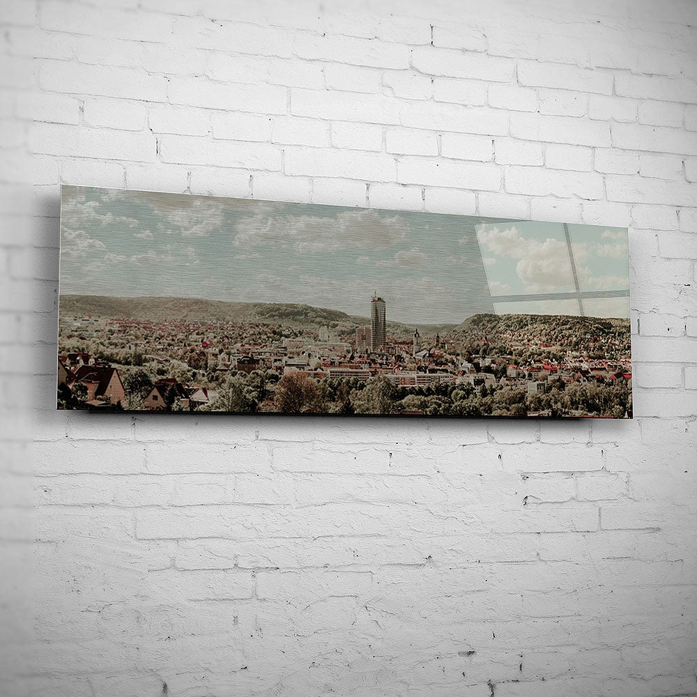 Der Blick auf Jena vom Hausberg im Retrolook (BNR 600)