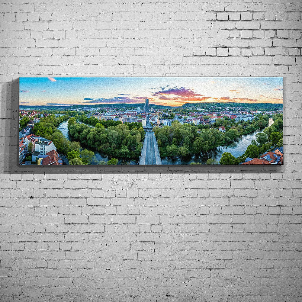 Panorama an der Camsdorfer Brücke Kalendermotiv 2020 (BNR 606)