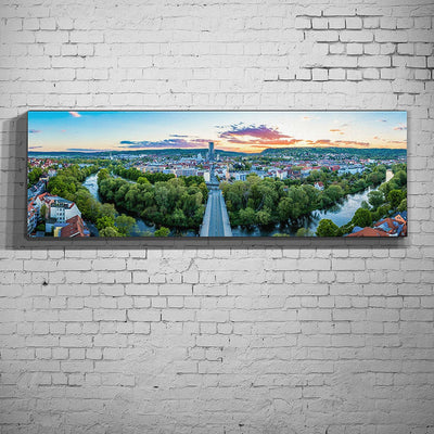Panorama an der Camsdorfer Brücke Kalendermotiv 2020 (BNR 606)