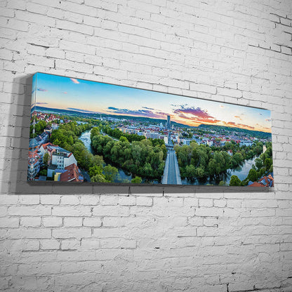 Panorama an der Camsdorfer Brücke Kalendermotiv 2020 (BNR 606)