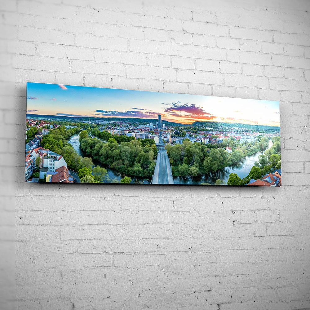 Panorama an der Camsdorfer Brücke Kalendermotiv 2020 (BNR 606)
