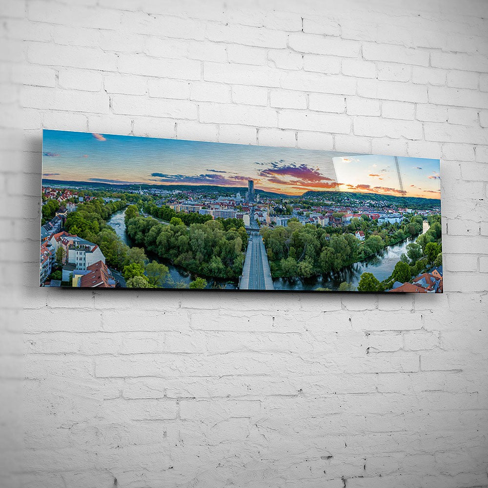 Panorama an der Camsdorfer Brücke Kalendermotiv 2020 (BNR 606)