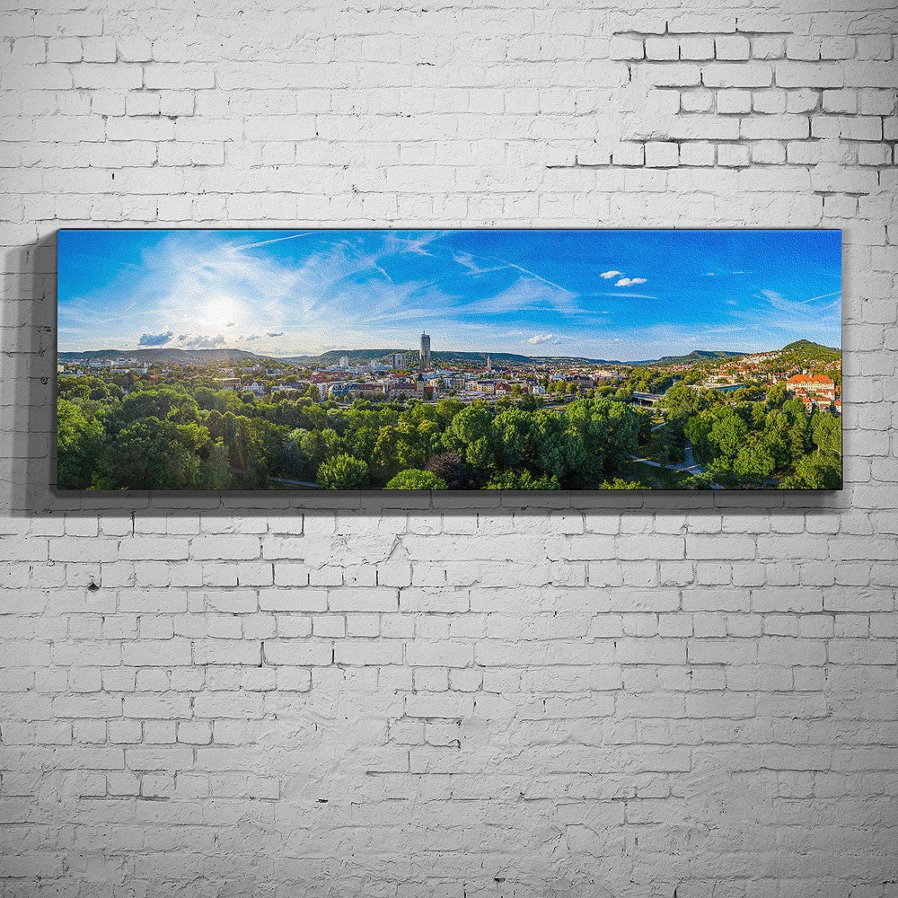 Panorama aus der Oberaue mit der Jenaer Skyline (BNR 608)