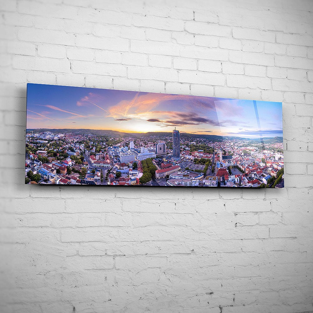 Die Skyline von Jena mit Eichplatz (BNR 609)