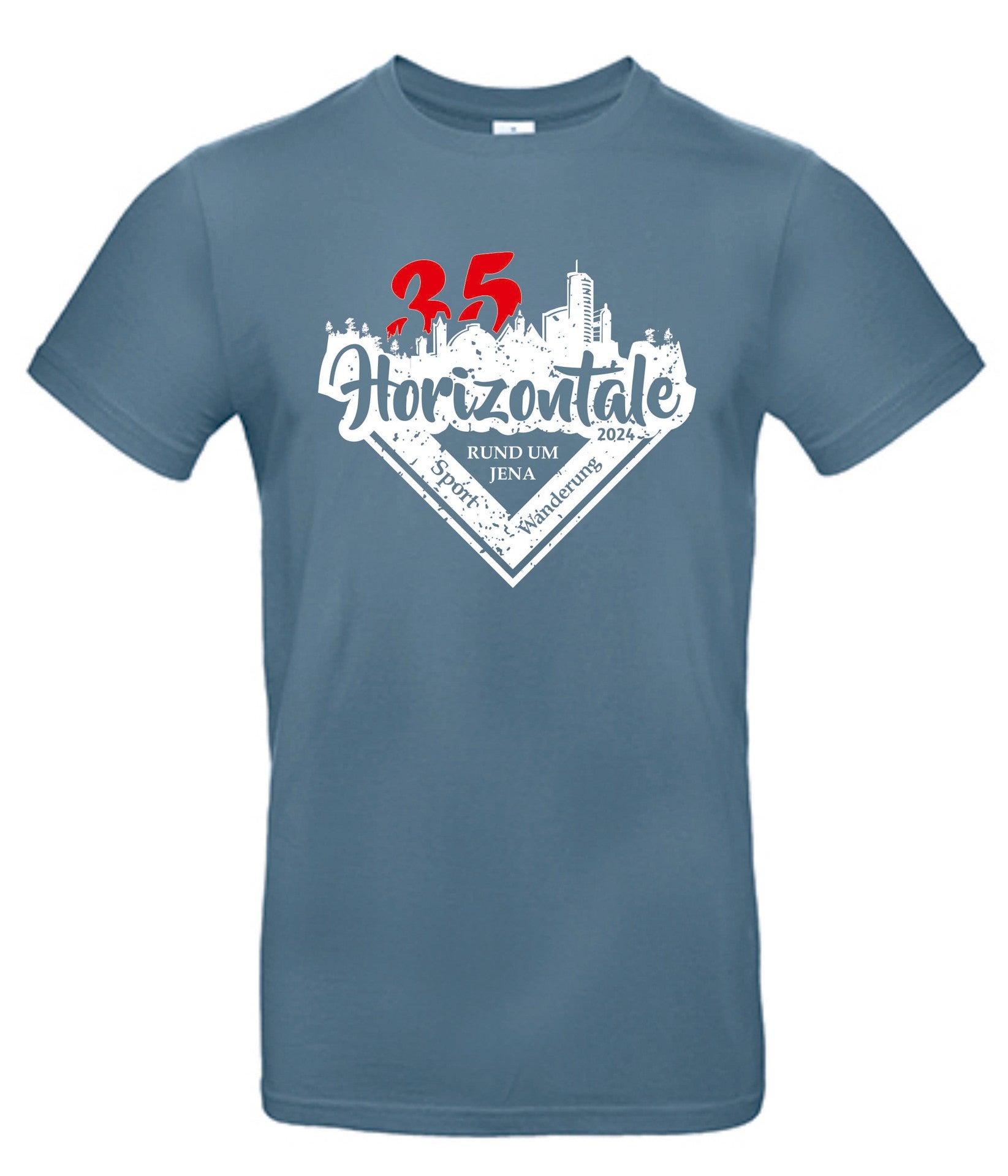 Herren|35KM T-Shirt, Horizontale Jena