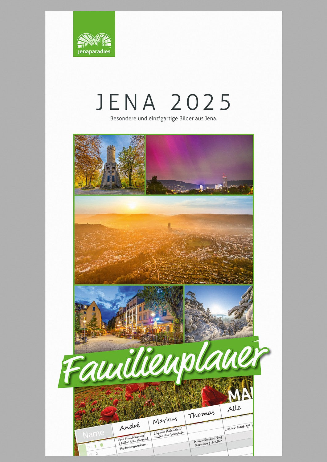 Jena WG- & Familienplaner 2025 | 21x40cm
