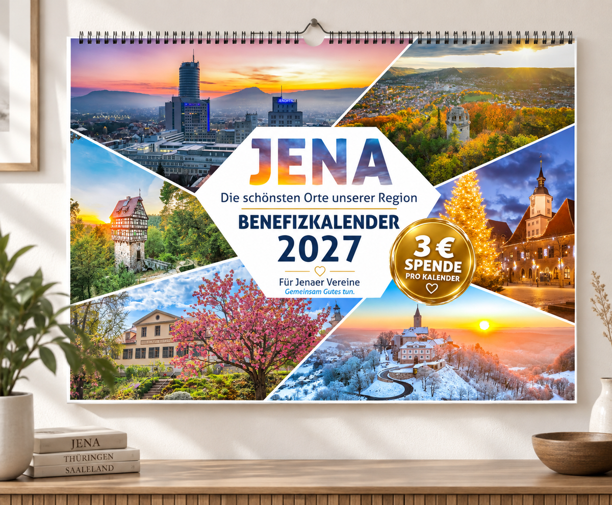 Benefiz Kalender Jena-Saaleland 2027 | A2