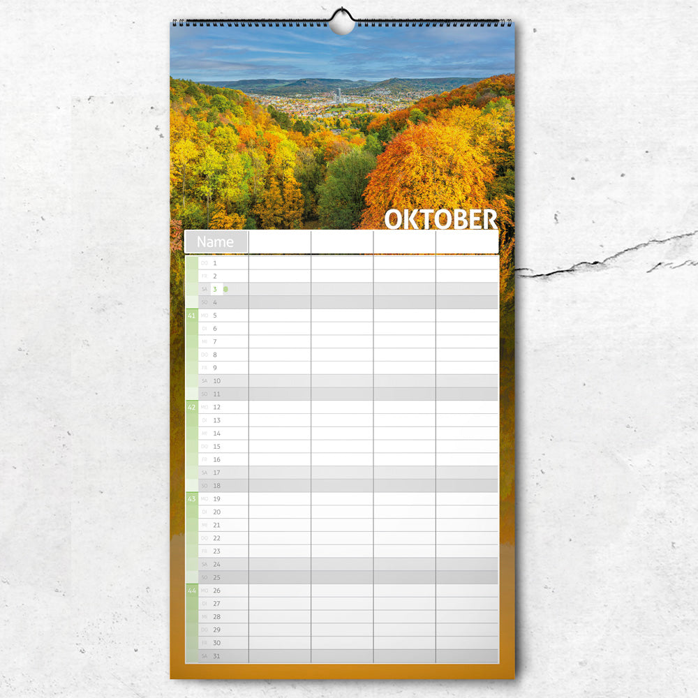 Jena WG- & Familienplaner 2026 | 21x40cm