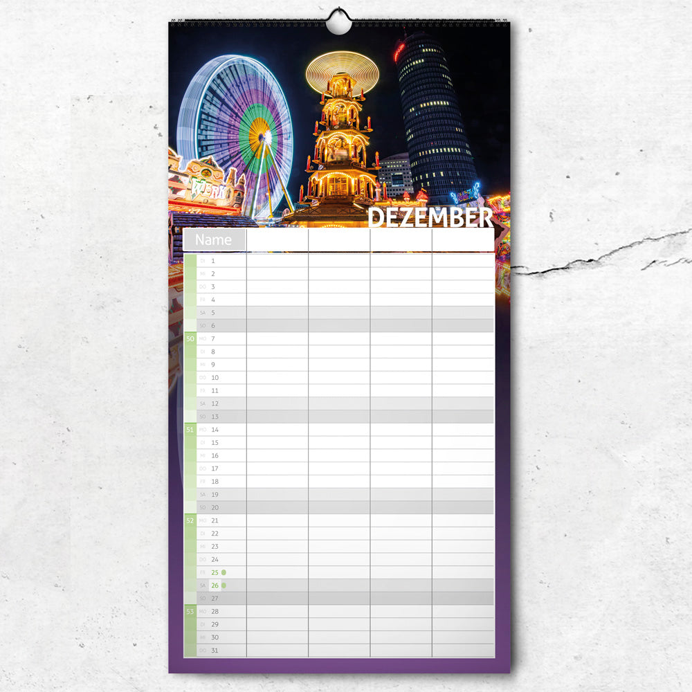 Jena WG- & Familienplaner 2026 | 21x40cm